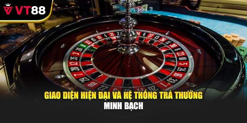 Giao diện hiện đại và hệ thống trả thưởng minh bạch
