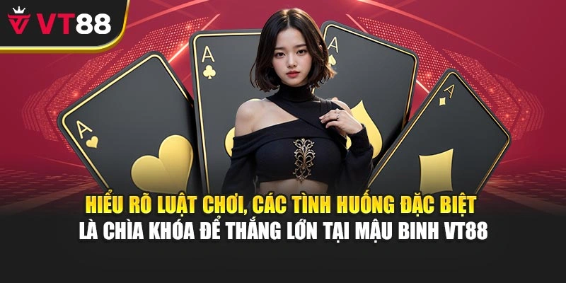 Hiểu rõ luật chơi, các tình huống đặc biệt là chìa khóa để thắng lớn tại Mậu Binh VT88